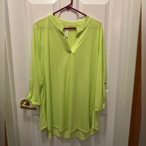 Dear Scarlett lizzy in neon yellow nwt sz 2x